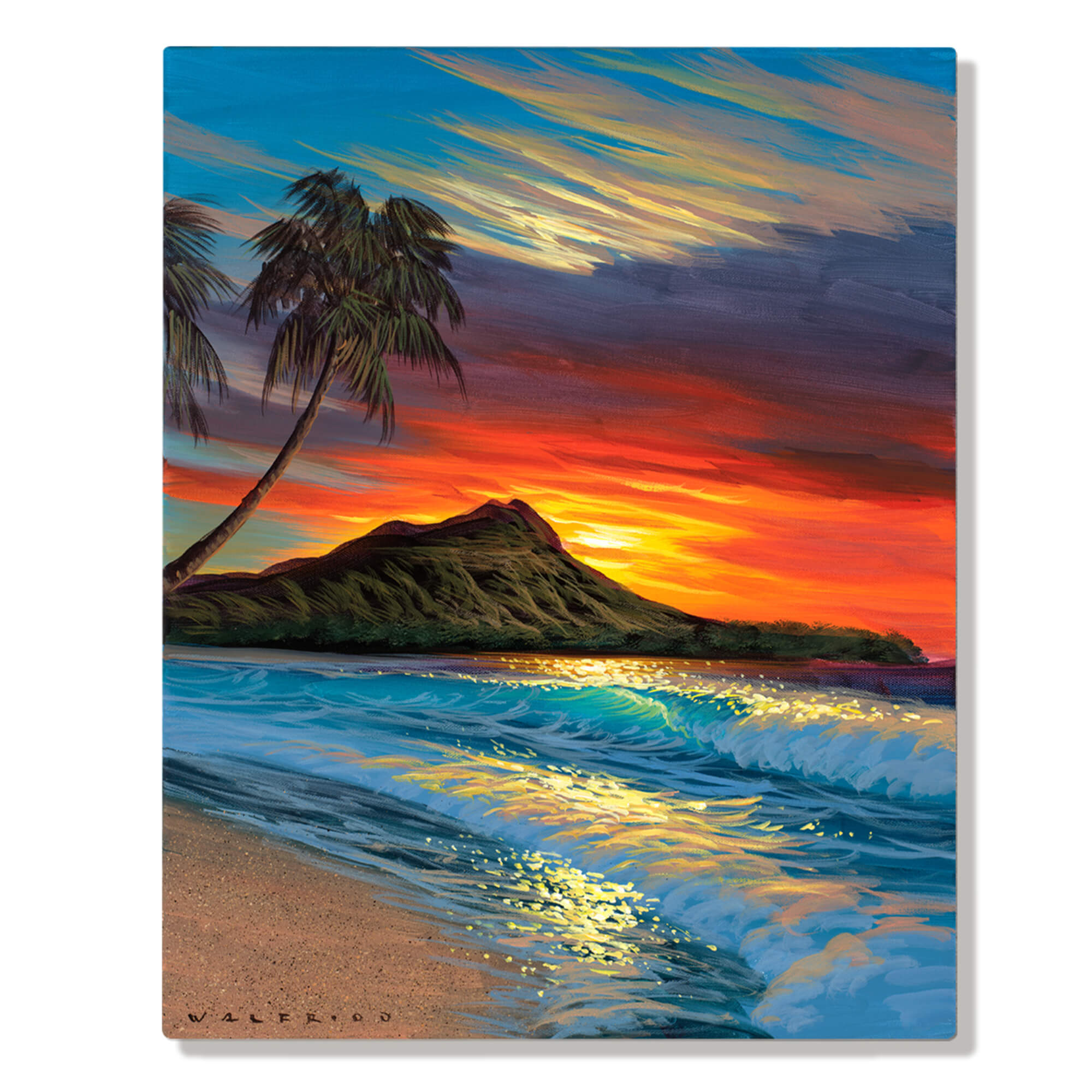 Ocean Wave Sunrise Scene Diamond Painting 